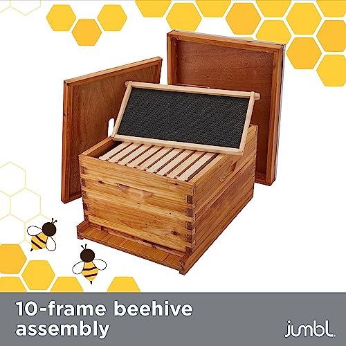 30-Piece Beekeeping Starter Set with Beeswax Coated Beehive