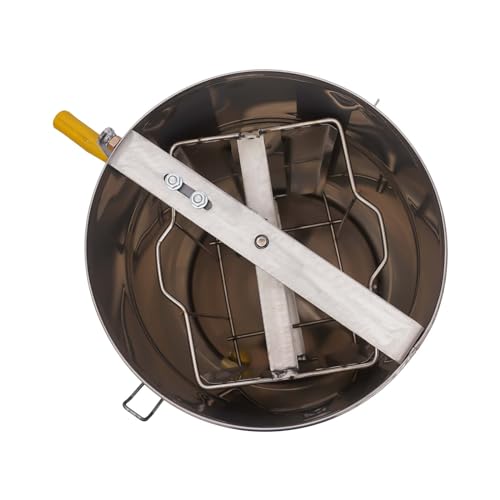 Stainless Steel Manual Crank Honey Extractor, Beekeeper’s Essential