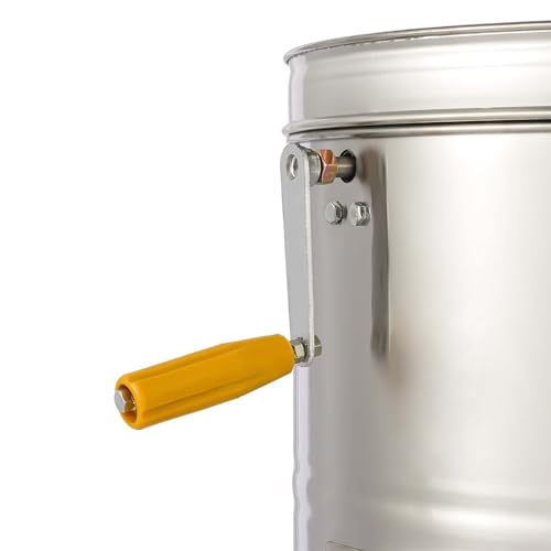 Stainless Steel Manual Crank Honey Extractor, Beekeeper’s Essential