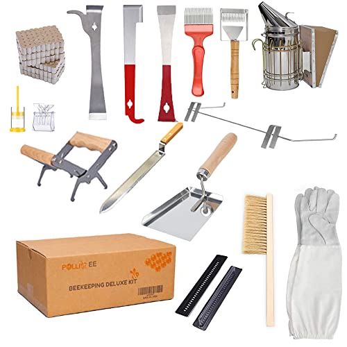22 Pc Pollibee Beekeeping Tool Kit for Beekeepers