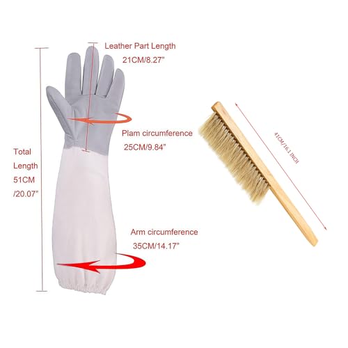 HunterBee Beekeeping Starter Tool Kit with Hive Smoker