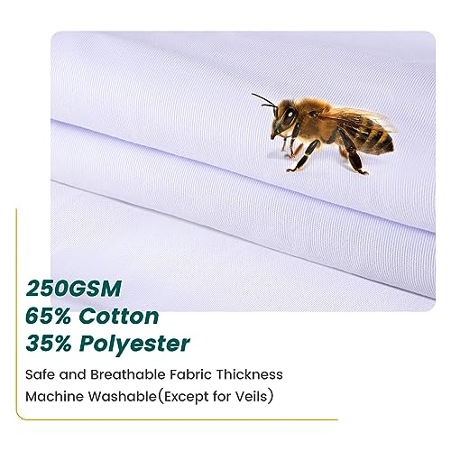 Unisex Sting Proof Beekeeping Bee Suit with Accessories