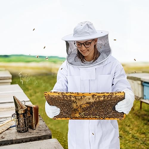 Unisex Sting Proof Beekeeping Bee Suit with Accessories