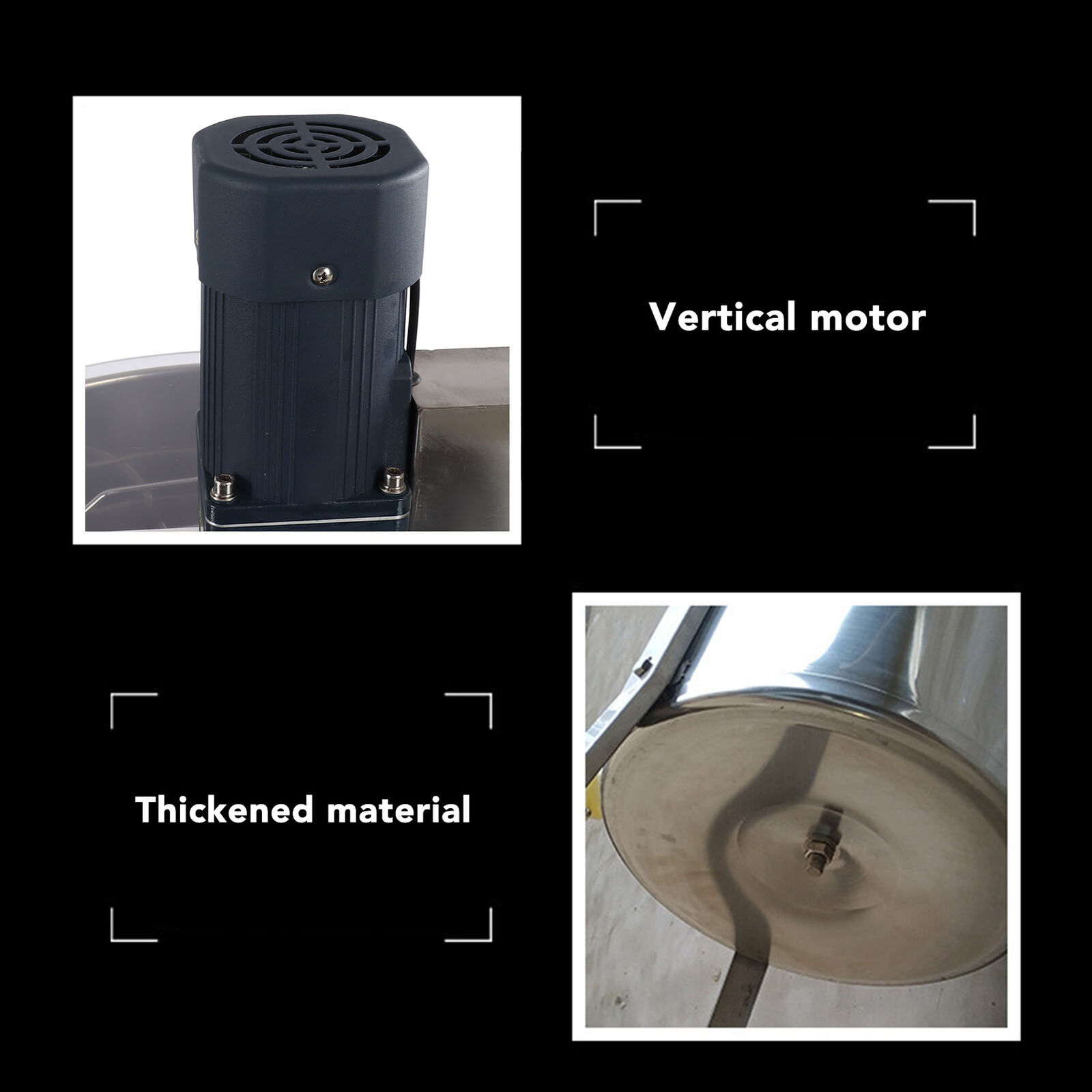 Stainless Steel Honey Extractor - 4/8 Frame