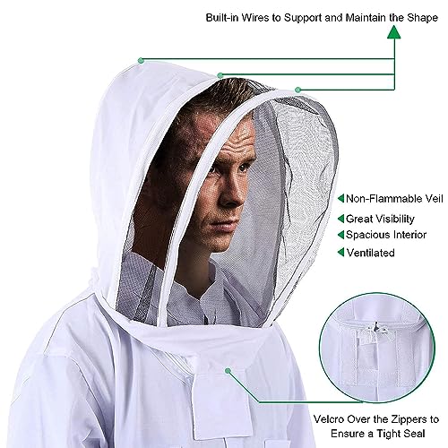 Tonahutu Professional Beekeeping Suit with Gloves & Hood