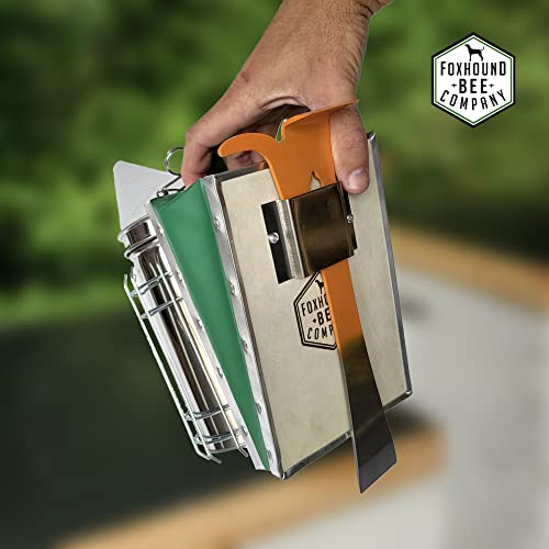 Foxhound Bee Co 11-inch Stainless Steel Bee Smoker