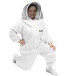 XL Cotton Beekeeping Suit with Veil Hood