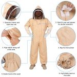 XXL Beekeeping Suit with Gloves and Veil Hood