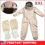 Ventilated XXL Beekeeping Suit with Hood & Gloves