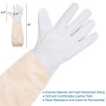 Ventilated XL Beekeeping Suit with Hood and Gloves