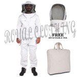 Ventilated Beekeeping Suit with Detachable Veil