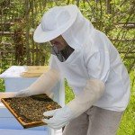 Protective Beekeeping Jacket with Veil and Hat
