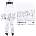 Ventilated Beekeeping Suit with Detachable Veil