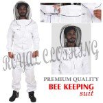 Ventilated Beekeeping Suit with Detachable Veil