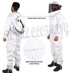 Ventilated Beekeeping Suit with Detachable Veil