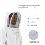 Ventilated Beekeeping Suit with Fencing Veil Hood