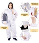 Bee Suit with Gloves and Veil Hood - XXL