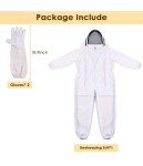 Bee Suit with Gloves and Veil Hood - XXL