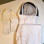 Bee Suit with Gloves and Veil Hood - XXL