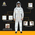 Ventilated Beekeeping Suit with Gloves & Veil - 3XL