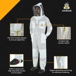 Ventilated Beekeeping Suit with Gloves & Veil - 3XL