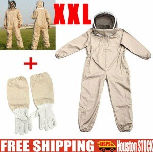 Unisex XXL Cotton Beekeeping Suit with Veil