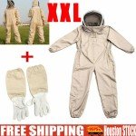 Unisex XXL Cotton Beekeeping Suit with Veil