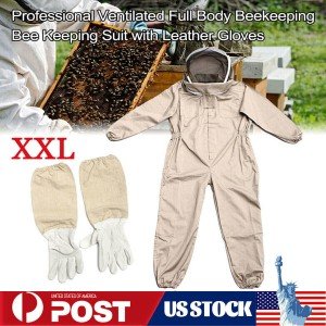 XXL Ventilated Beekeeping Suit with Gloves
