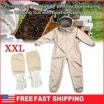 XXL Ventilated Beekeeping Suit with Gloves and Veil