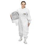 Cotton Full Body Beekeeping Suit with Veil - Large