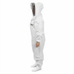 Cotton Full Body Beekeeping Suit with Veil - Large