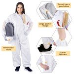 Men's and Women's Beekeeper Bee Suit with Gloves
