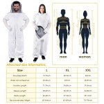 Beekeeping Suit with Gloves for Men and Women