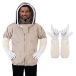 Unisex Polycotton Beekeeping Jacket with Hood
