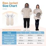 Unisex Polycotton Beekeeping Jacket with Hood