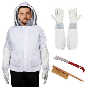 Professional Beekeeper Suit with Veil and Accessories