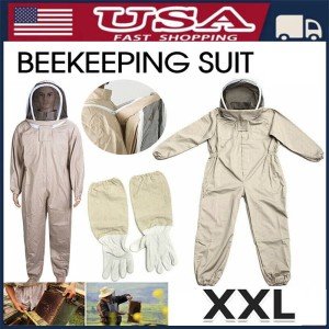 Heavy-Duty Beekeeping Suit with Ventilated Gloves