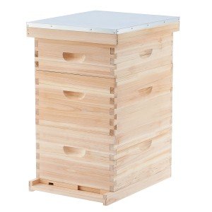 Complete Beehive Box Kit with 30 Frames