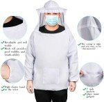 Beekeeping Protective Jacket Suit and Long Gloves Set