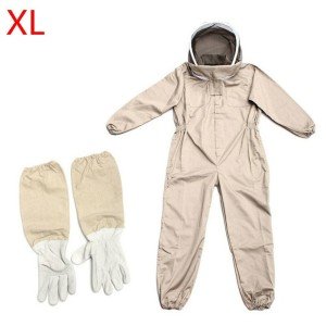 Ventilated Full Body Beekeeping Suit, Leather L/XL/2XL