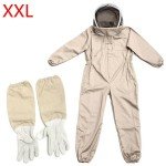 Ventilated Full Body Beekeeping Suit, Leather L/XL/2XL