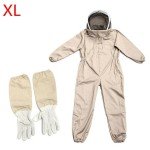 Ventilated Full Body Beekeeping Suit, Leather L/XL/2XL