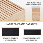 Complete Beehive Box Kit with 30 Frames