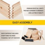Complete Beehive Box Kit with 30 Frames