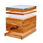 Beehive Starter Kit with 8-Frame Wax Coated Boxes