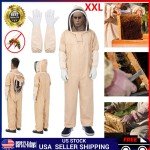 Ventilated Full Body Beekeeping Suit with Gloves