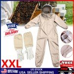 Ventilated Full Body Beekeeping Suit with Gloves