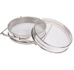 Stainless Steel Double Honey Strainer Filter