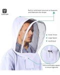 Unisex 3XL Cotton Beekeeping Suit with Veil