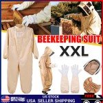 Heavy Duty Beekeeping Suit with Gloves - XXL